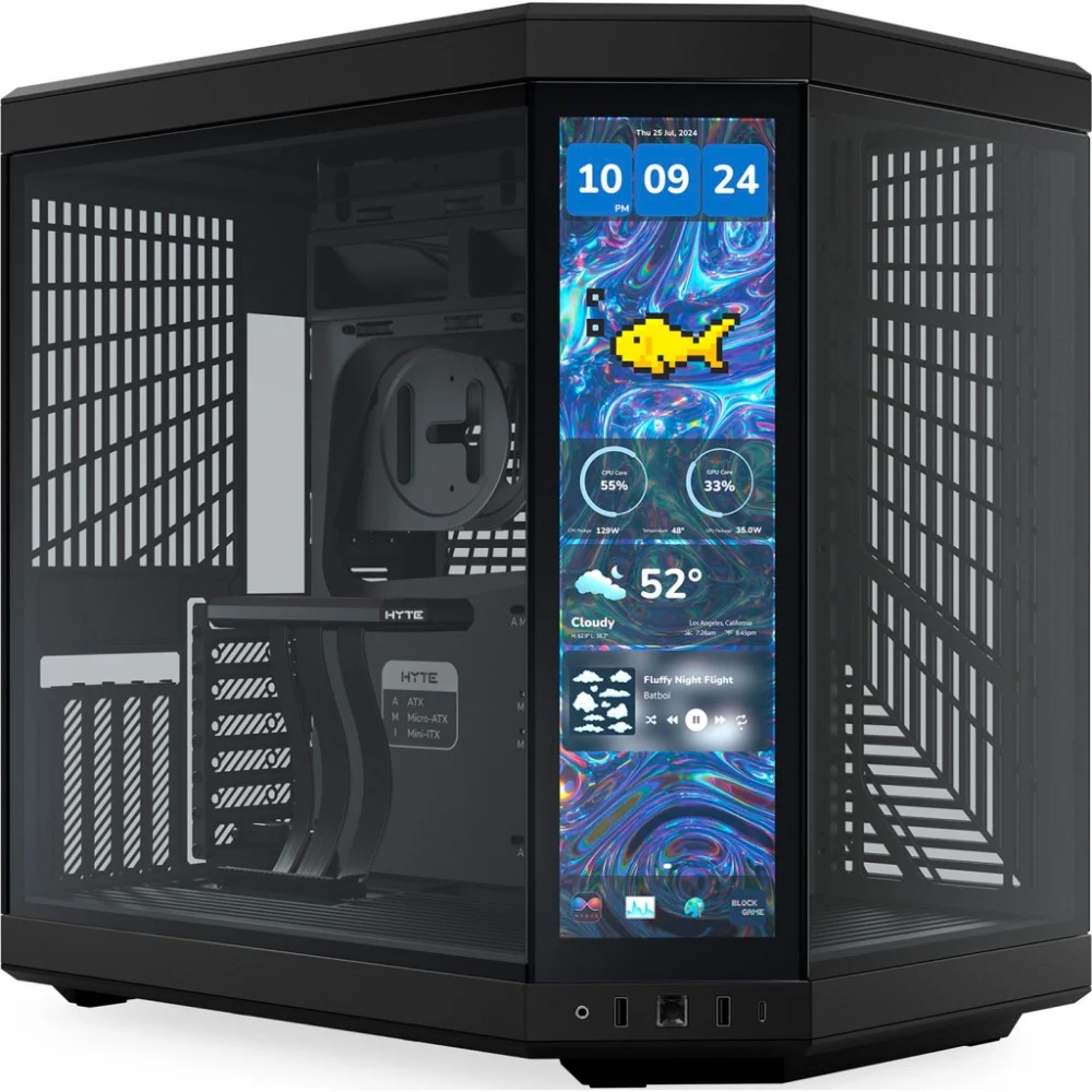 Корпус Hyte Y70 Touch Infinite Black (CS-HYTE-Y70TTI-BB)