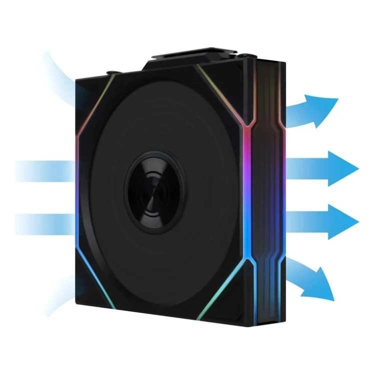 Комплект кулерів для корпусу Lian Li Uni Fan TL WIRELESS 120-3, Black (G99.12TL1W3B.00) — фото 9
