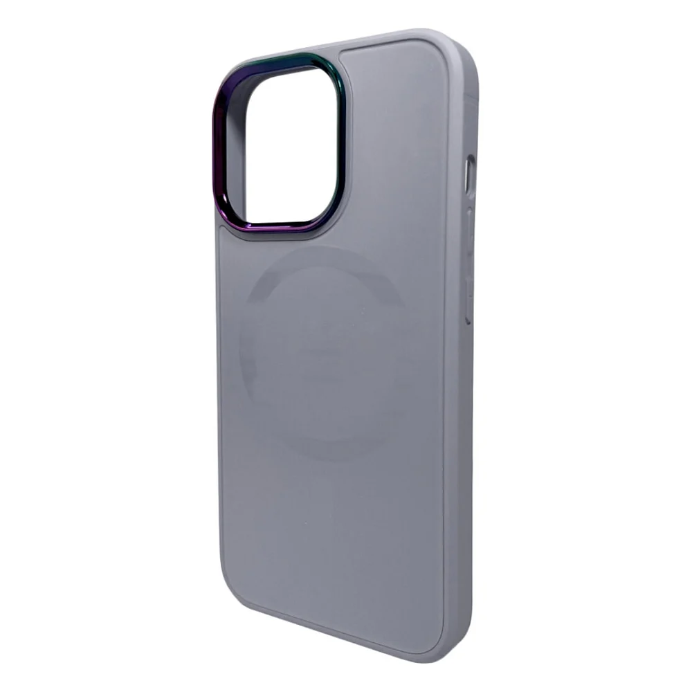 Чохол до мобільного телефона AG Glass Sapphire MagSafe Logo for Apple iPhone 15 Grey (AGSappiP15Grey)