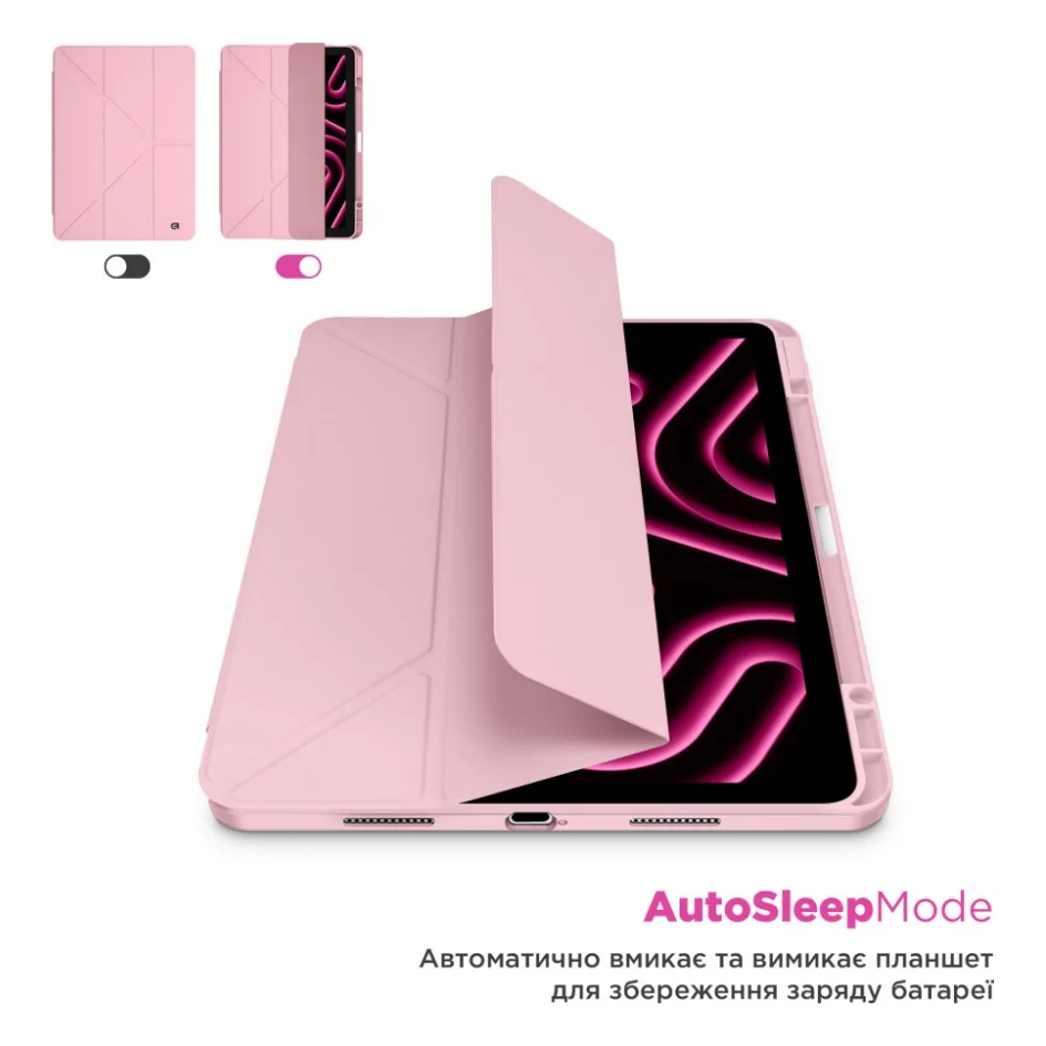 Чохол до планшета Armorstandart Y-Type PEN Samsung Galaxy Tab S9+ / S9 FE+ / S10+ Pink (ARM85528) — фото 5