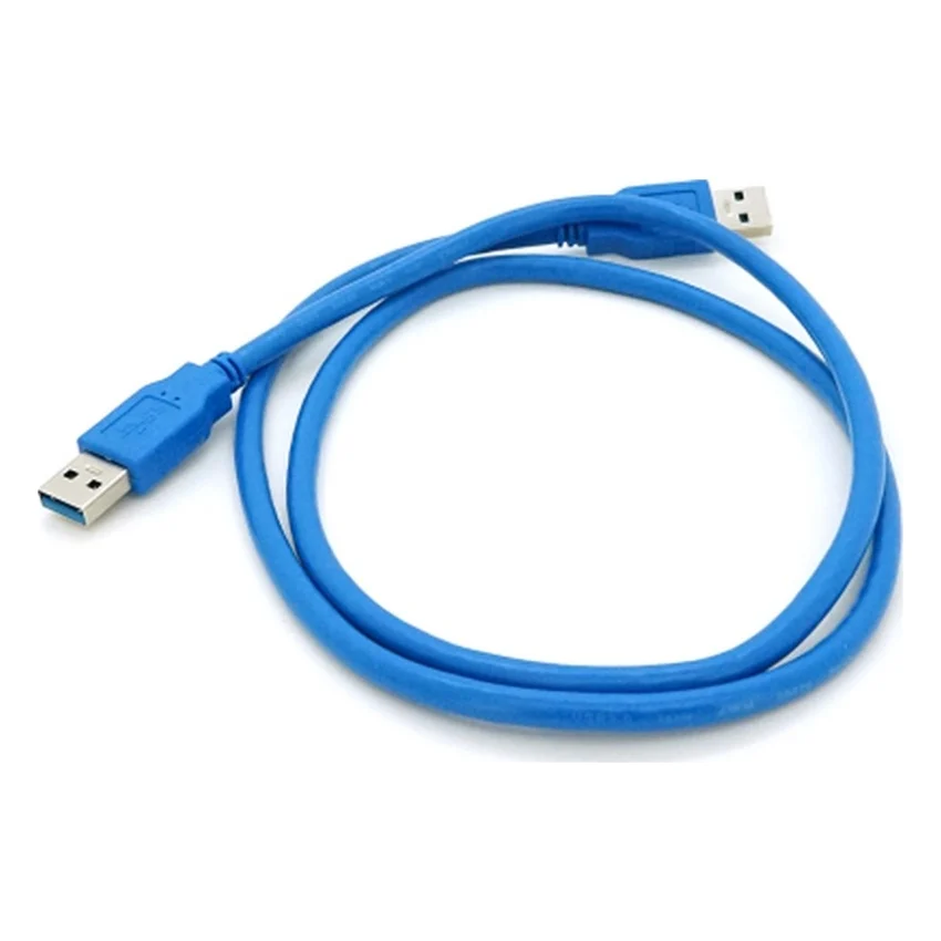 Дата кабель USB 3.0 AM/AM 1.5m blue Voltronic (YT-3.0AM+AM-1.5)