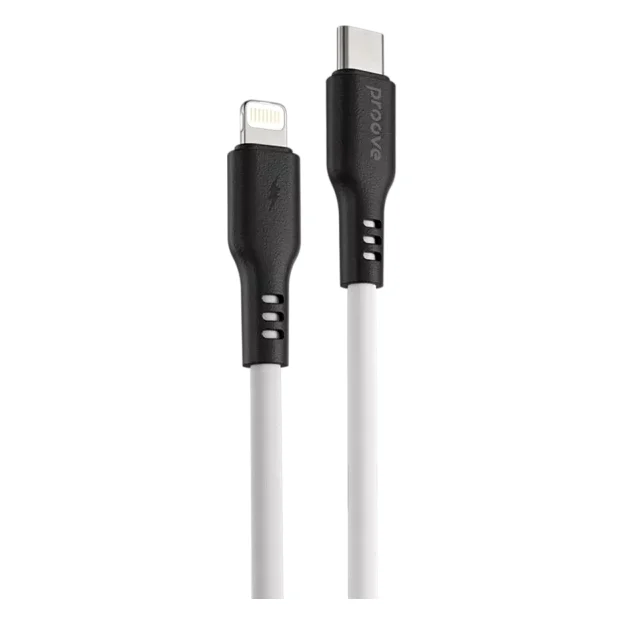 Кабель Proove Rebirth Type-C to Lightning 27W 1m Black/white (CCRE60002102)