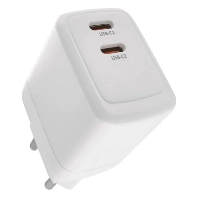 Зарядний пристрій EMOS V03G35 2xUSB-C 35W GaN (V03G35)