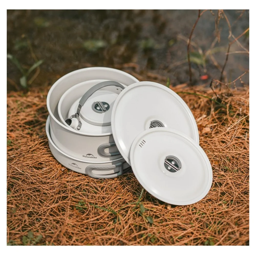 Котел туристичний Naturehike CNK2450CF013, 3 л, алюміній (6927595712450)
