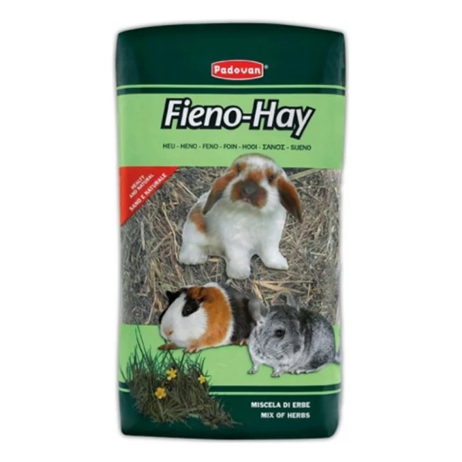 Корм для гризунів Padovan Fieno-Hay для кроликів, морських свинок та шиншил 20 л (8001254000848)