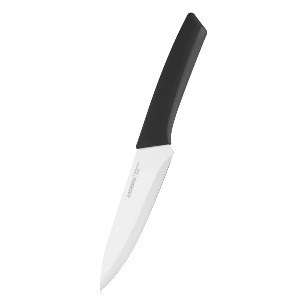 Кухонний ніж Ardesto Gemini Gourmet 15.5см, чорний (AR2133SB)