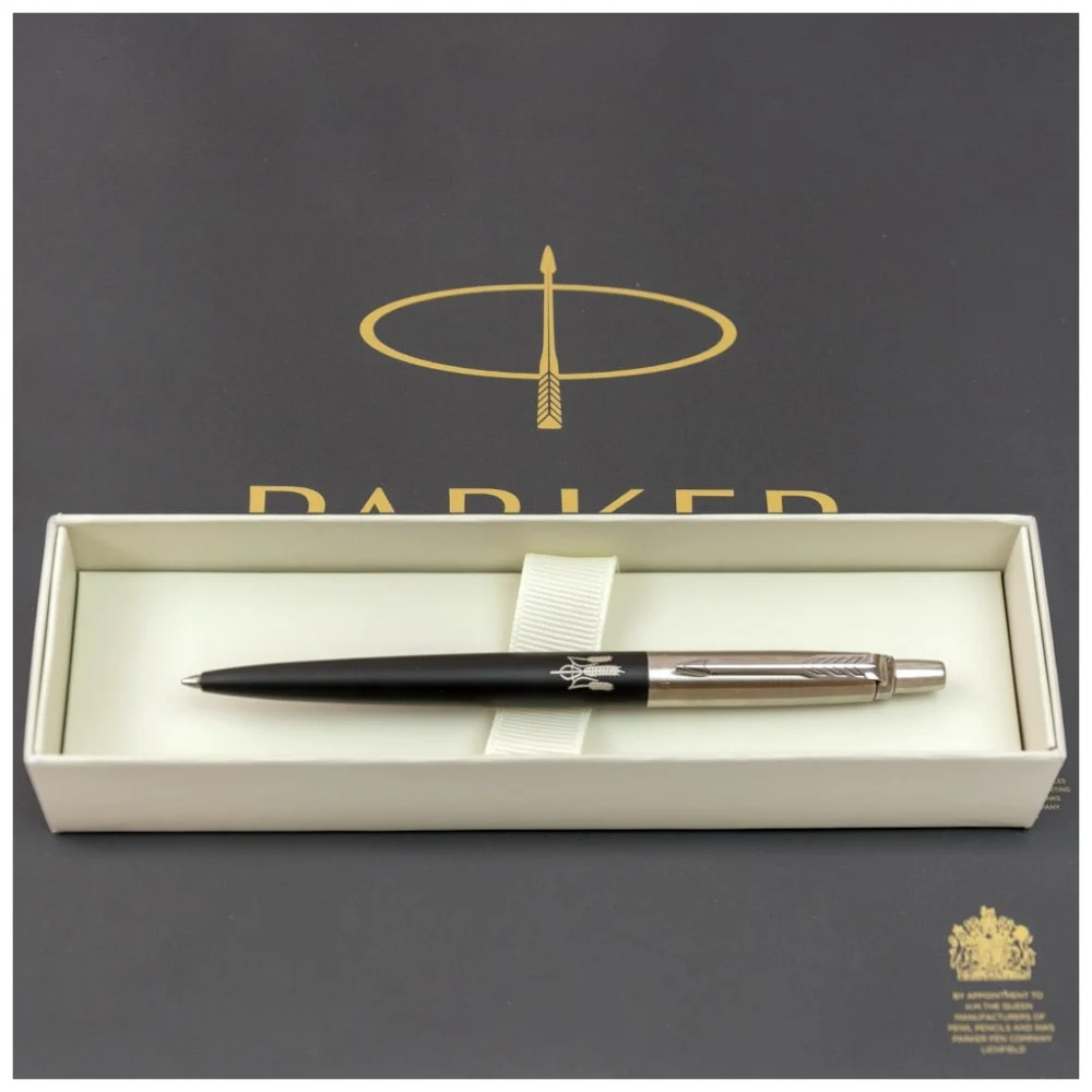 Ручка кулькова Parker JOTTER 17 UKRAINE Бонд Street Black CT BP Тризуб із колосків (16232_T059w) — фото 5