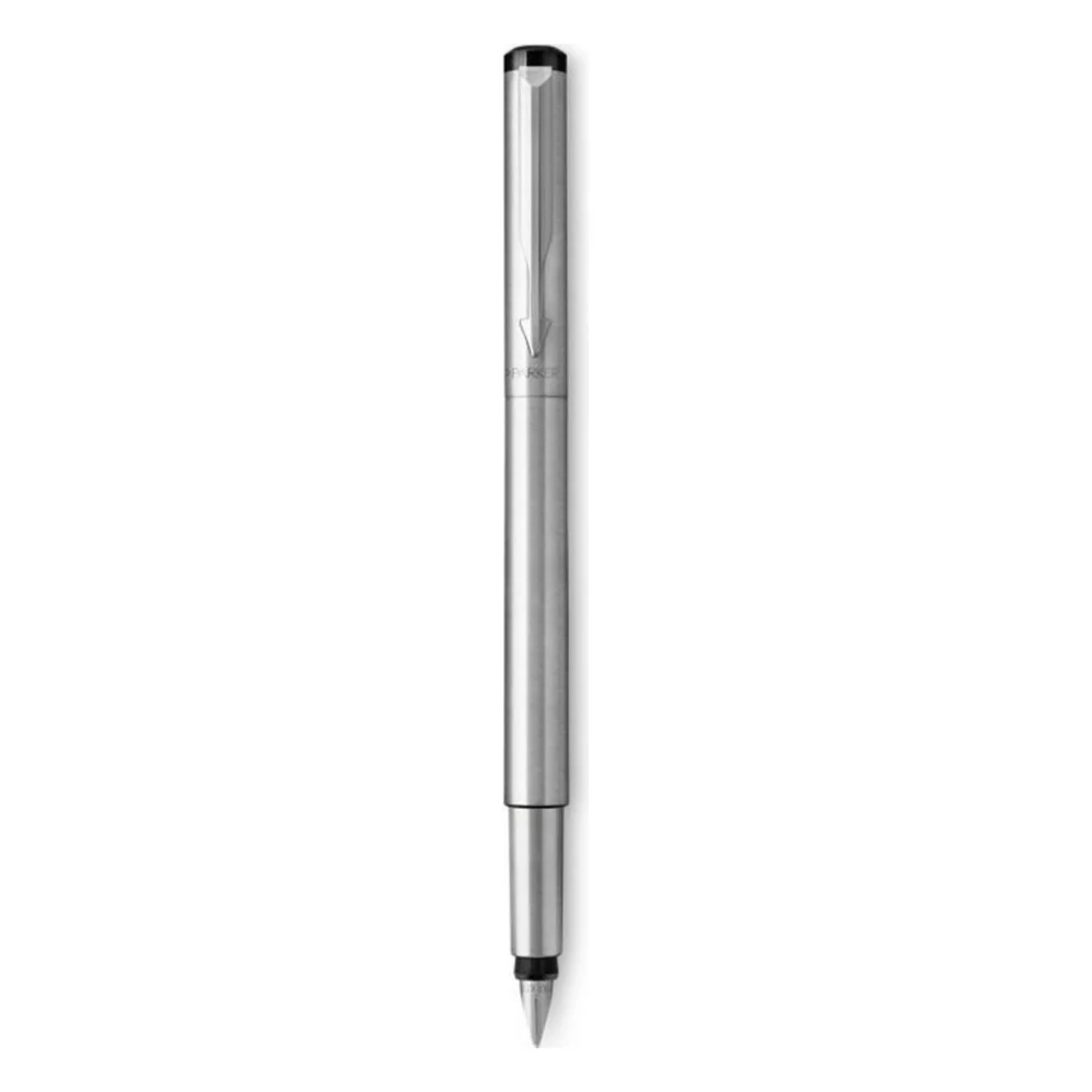 Ручка пір'яна Parker VECTOR 17  Stainless Steel  FP F (05 011)