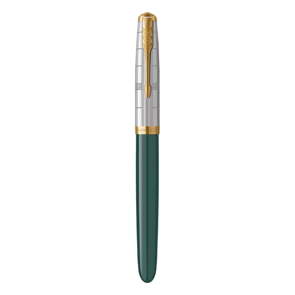 Ручка пір'яна Parker PARKER 51 Premium Forest Green GT  FP F (56 311) — фото 2