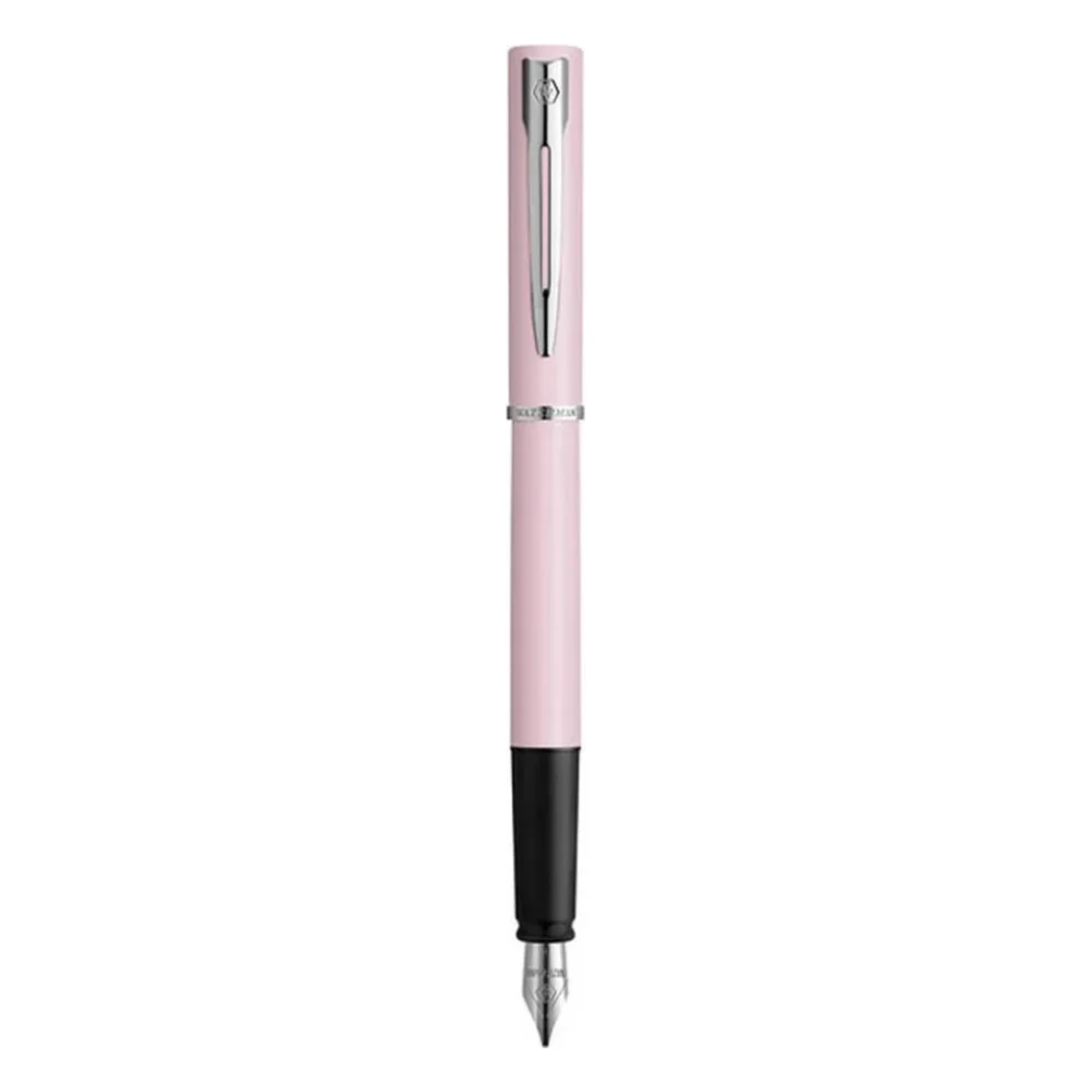 Ручка пір'яна Waterman ALLURE Pastel Pink CT  FP F + Картриджі Mini блістер (13 316b2)