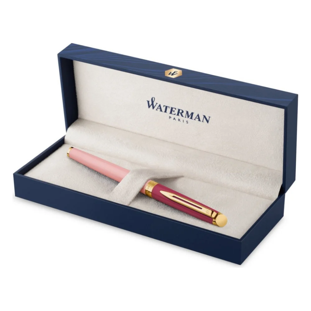 Ручка пір'яна Waterman HEMISPHERE Colour Blocking Pink GT  FP F (12 581) — фото 5
