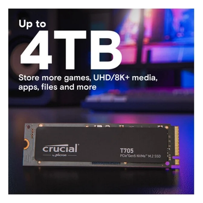 Накопичувач SSD M.2 2280 2TB T705 Micron (CT2000T705SSD3) — фото 3