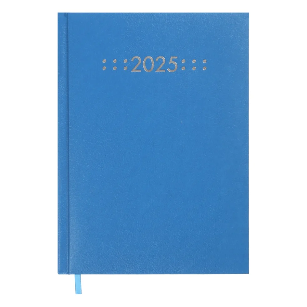Тижневик Buromax датований 2025 CLASSIC, А5 синій (BM.21121-02)