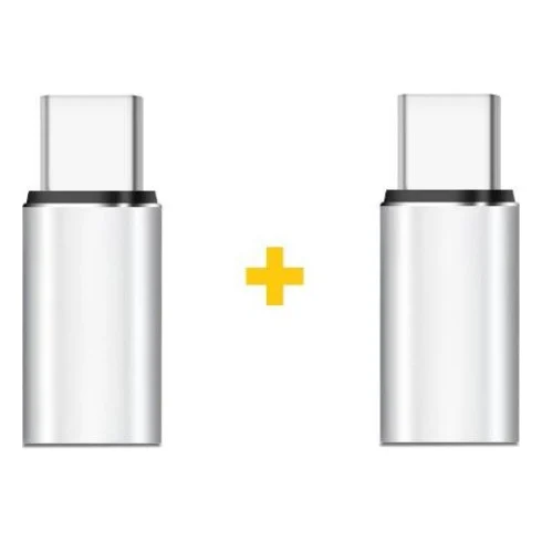 Перехідник Lightning F to USB-C M 2PCS silver XoKo (XK-AC025-SL2)