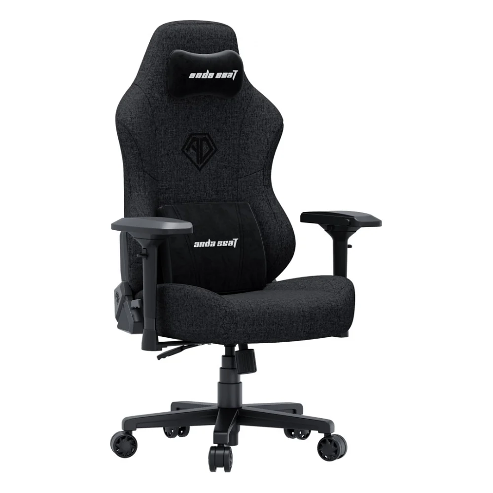 Крісло ігрове Anda Seat Phantom 3 Pro Fabric Size L Dark Gray (AD18YC-06-GB-F)