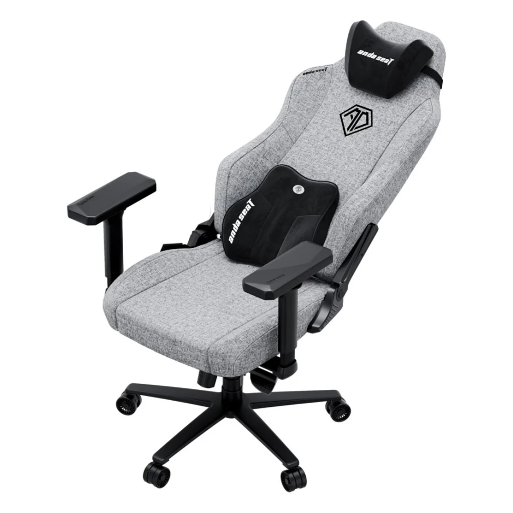Крісло ігрове Anda Seat Phantom 3 Fabric Size XL Gray (AD18XL-52-G-F-G01) — фото 8