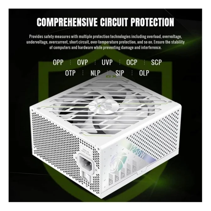 Блок живлення Gamemax 1250W (GX PRO 1250G WH) — фото 5