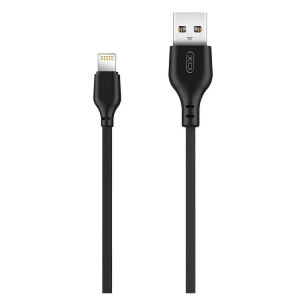 Дата кабель USB 2.0 AM to Lightning 1.0m 2.1A black XO (XO-NB-103-L-1-BK)