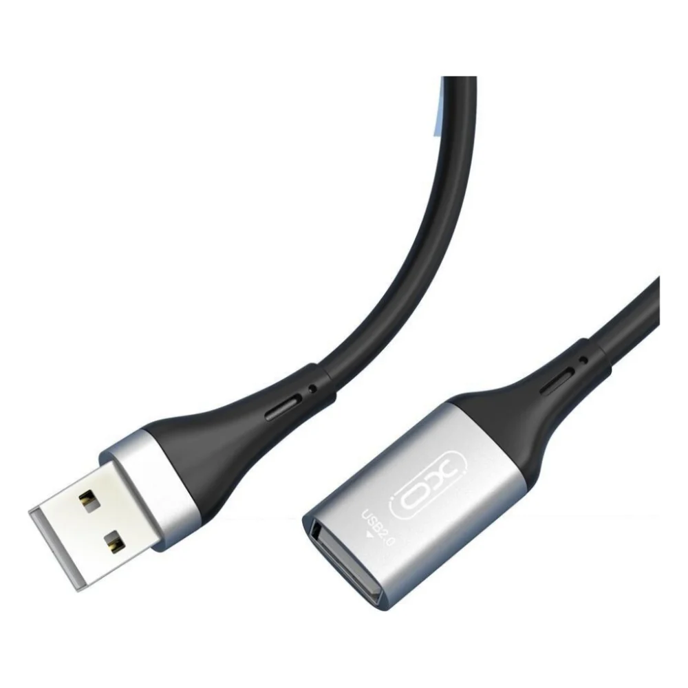 Дата кабель USB 2.0 AM/AM 3.0m black XO (NB-219-USB-3m)