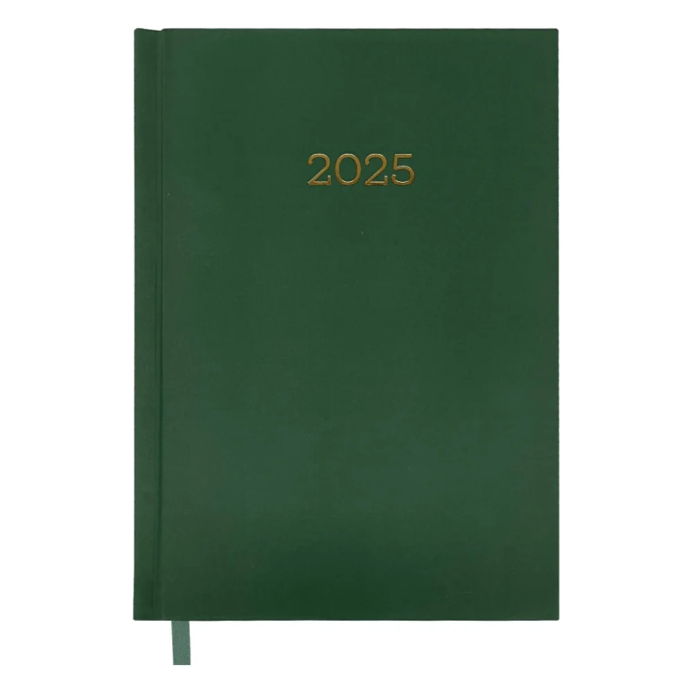 Тижневик Buromax датований 2025 Monochrome A5 на 336 сторінок зелений (BM.2160-04)
