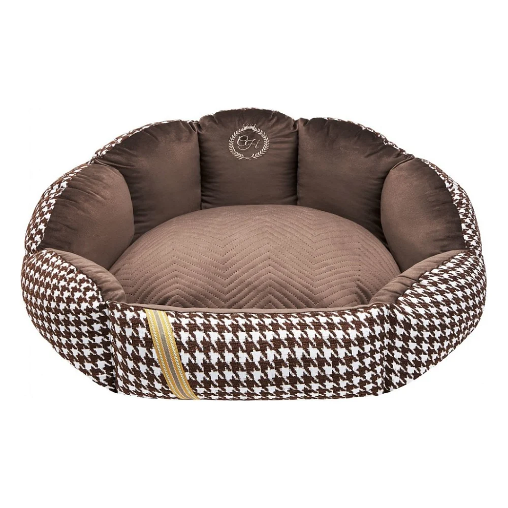 Лежак для тварин Chloe's Home Positano S коричневий (CLH4524)