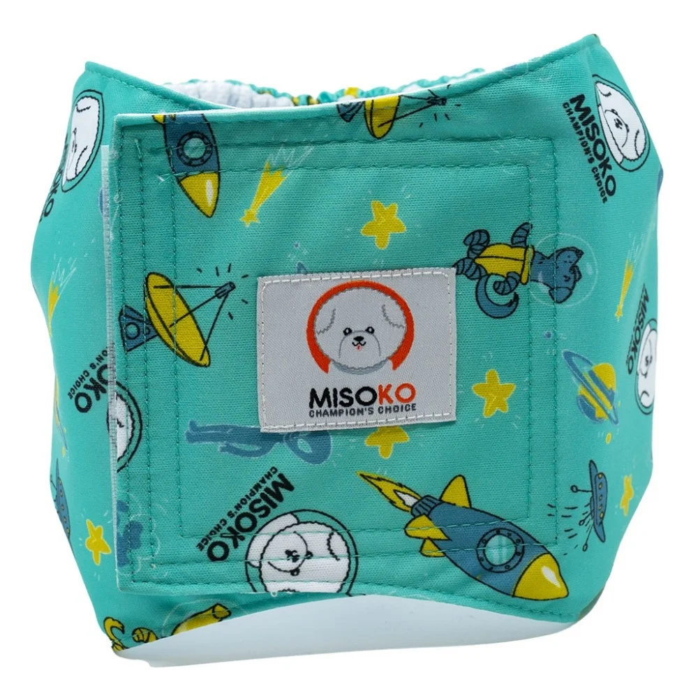 Підгузки для тварин MISOKO&CO багаторазові для кобелів, XL 3 шт. Свята (HAINMSK63984RIN) — фото 3
