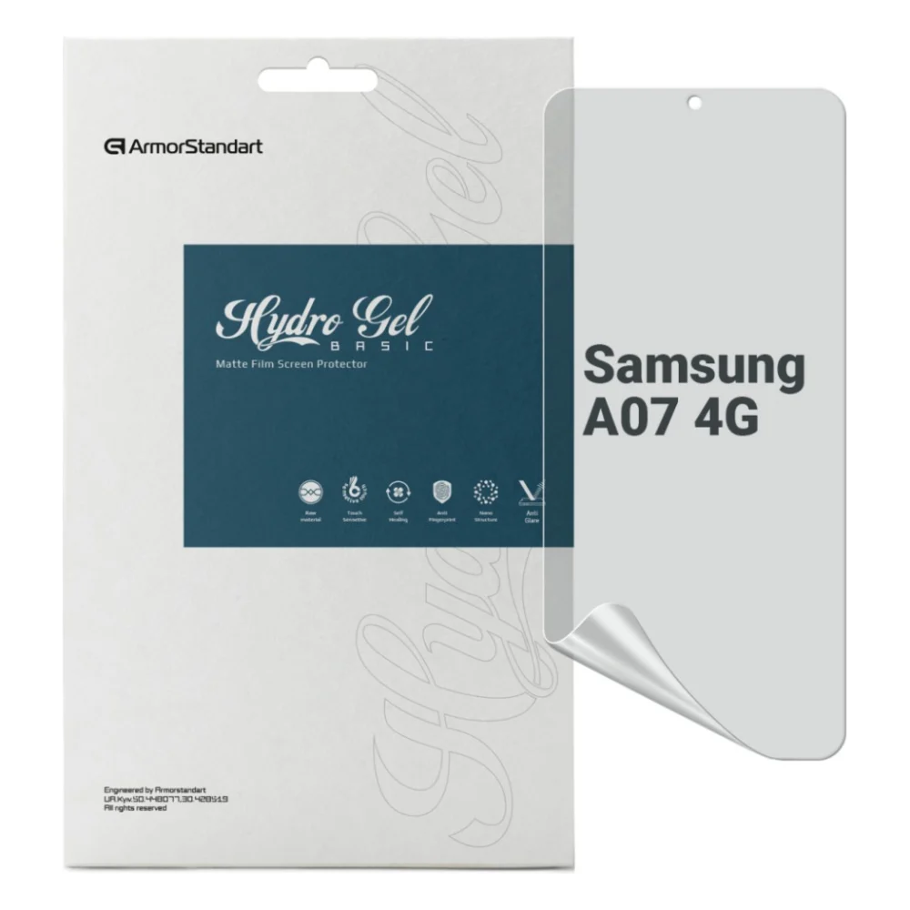Плівка захисна Armorstandart hydrogel Matte Samsung A07 4G (ARM86497)