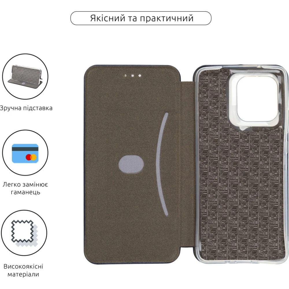Чохол до мобільного телефона Armorstandart G-Case Motorola G86 5G Dark Blue (ARM86703) — фото 3