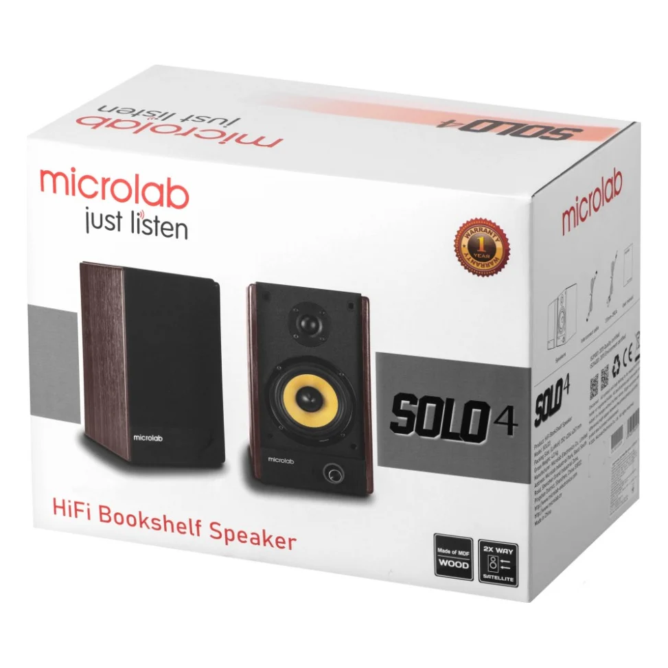 Акустична система Microlab SOLO 4 60W Brown (SOLO-4BR) — фото 11