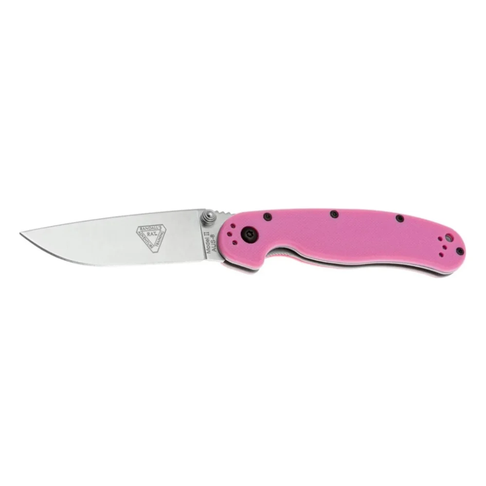 Ніж Ontario Knife RAT II AUS-8 Pink (ON8862)