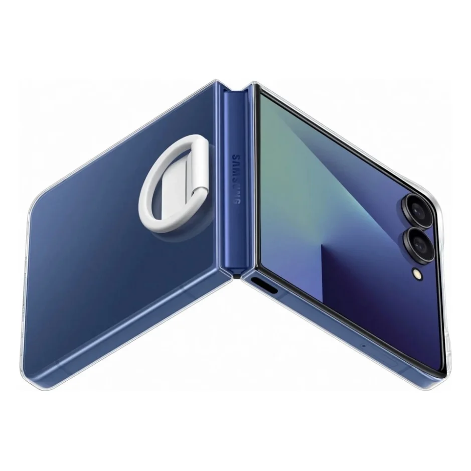 Чохол до мобільного телефона Samsung Ring Clear Galaxy Flip 7 Transparent (EF-QF766CTEGUA) — фото 2