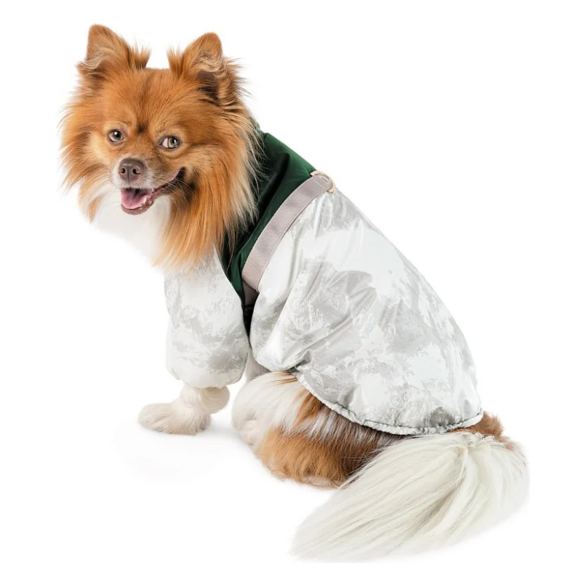 Курточка для тварин Pet Fashion Bony ХХS біло-зелена (4823082442874) — фото 2