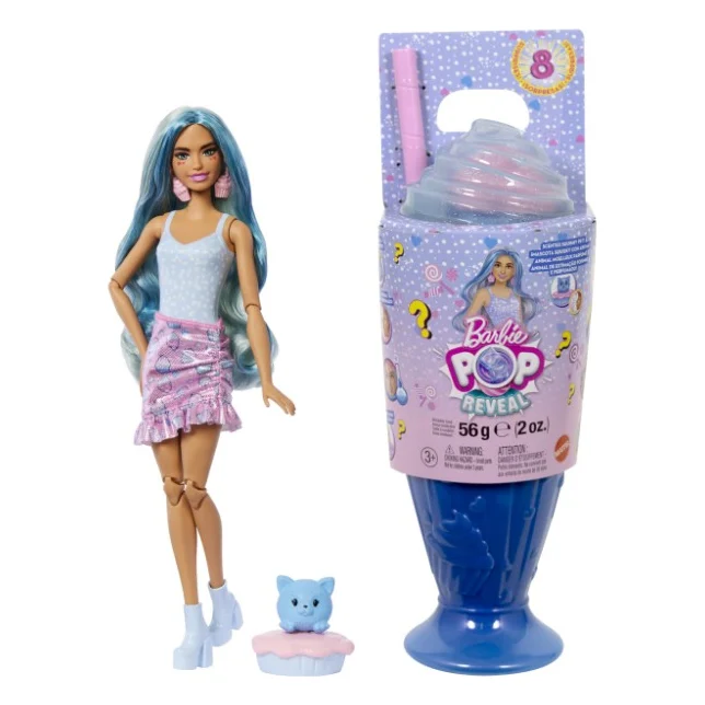Лялька Barbie Pop Reveal Улюблені солодощі Блакитний мілкшейк (JFY61)