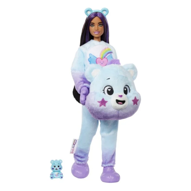 Лялька Barbie Cutie Reveal Care bears Нова хвиля Ведмедик Мрійник (JFV61)