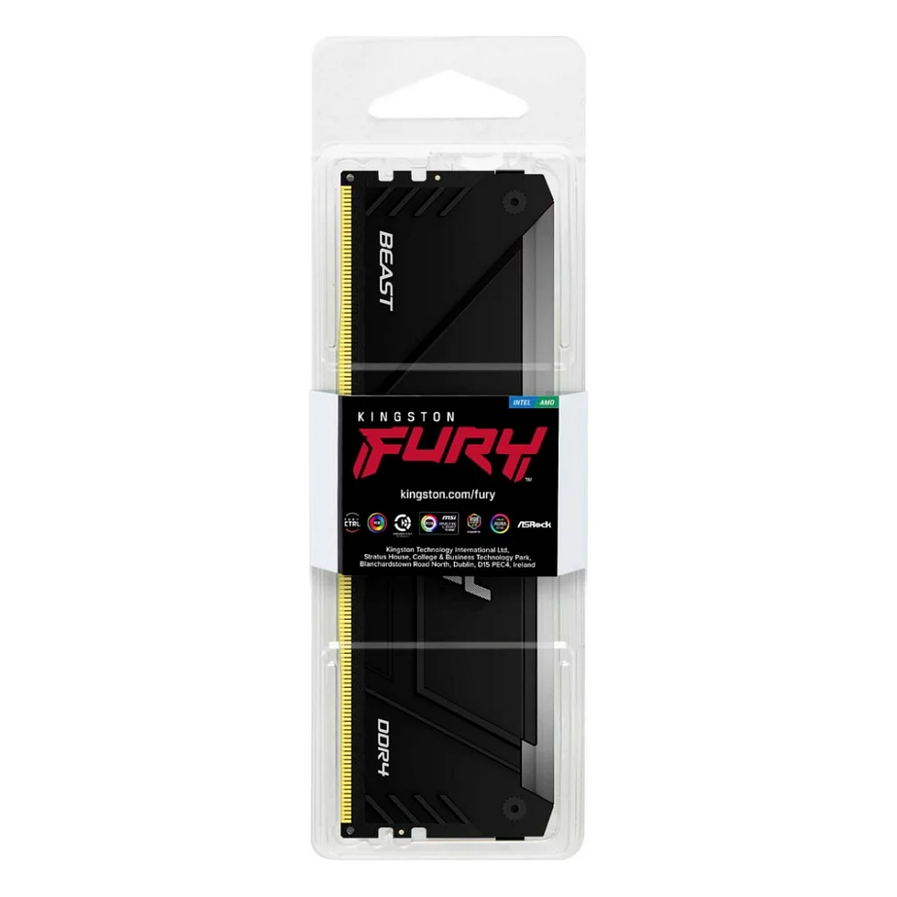 Модуль пам'яті для комп'ютера DDR4 8GB 3200 MHz Beast RGB Kingston Fury (ex.HyperX) (KF432C16BB2A/8WP) — фото 5