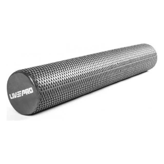 Масажний ролик LivePro Foam Roller LP8230-90 чорний Уні 90 х 15см (6951376100877)