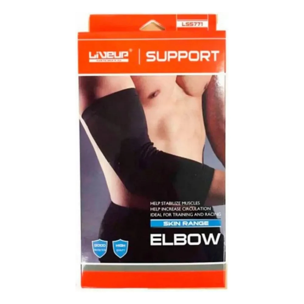Фіксатор ліктя LiveUp Elbow Support LS5771-SM чорний Уні S/M (2018011000160)