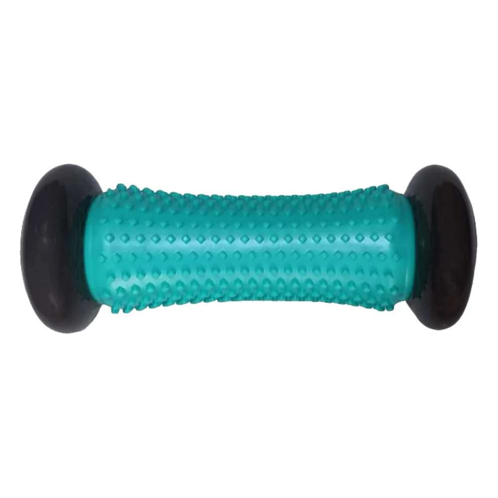 Масажний ролик LiveUp Massage Bar LS5048-b сірий/бірюзовий 16.5х7см (6951376170658)