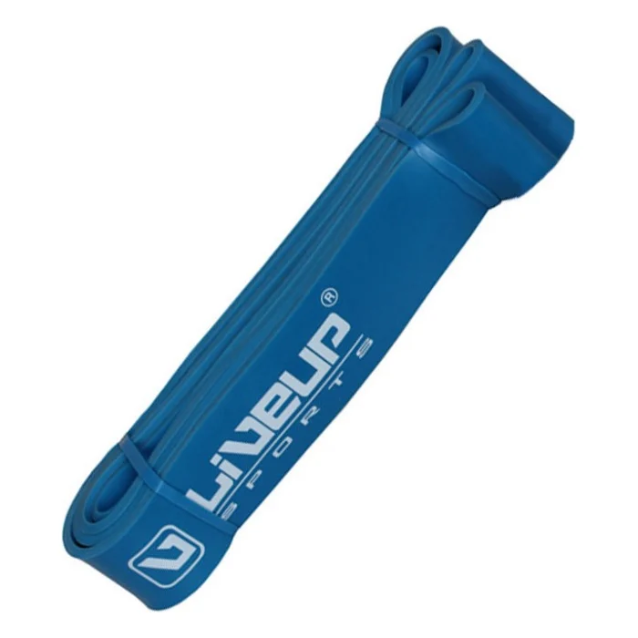 Еспандер LiveUp Latex Loop для підтягування 208х4.5х0.32 см синій LS3650-2080Hb (6951376105759)