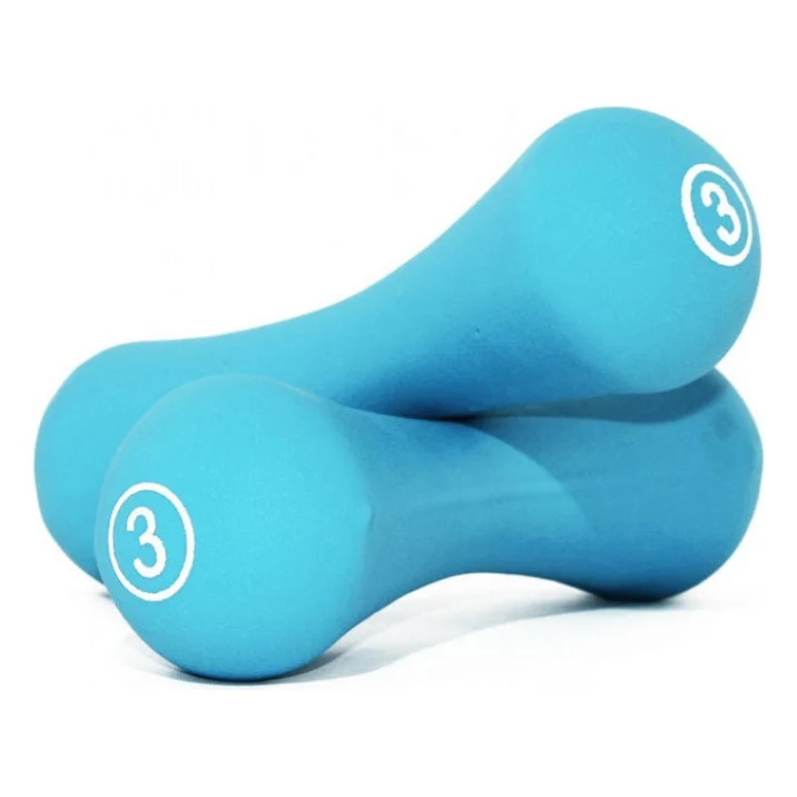 Гантельний набір LiveUp Neoprene Dumbbell неопрен блакитний 2х3кг LS2002-B3 (6951376138269)