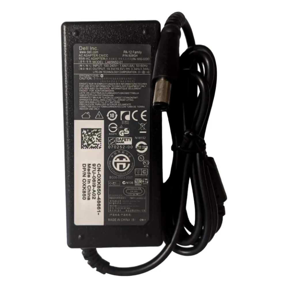 Блок живлення до ноутбуку AlSoft Dell 65W 19.5V, 3.34A, 4.5/3.0 (LA65NS2 / A40362)