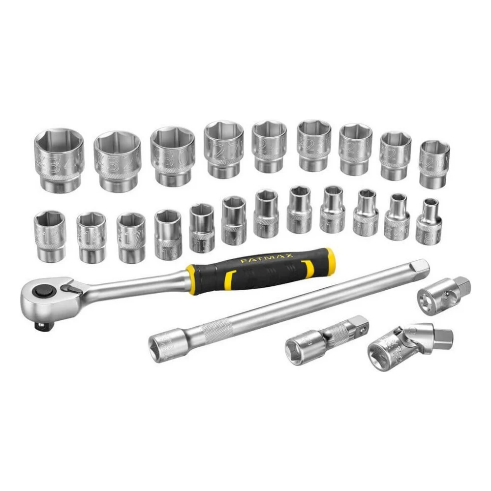 Набір головок Stanley FatMax Maxi Drive торцевих 1/2", шестигранних, 26 шт., кейс (FMMT98103-1) — фото 2