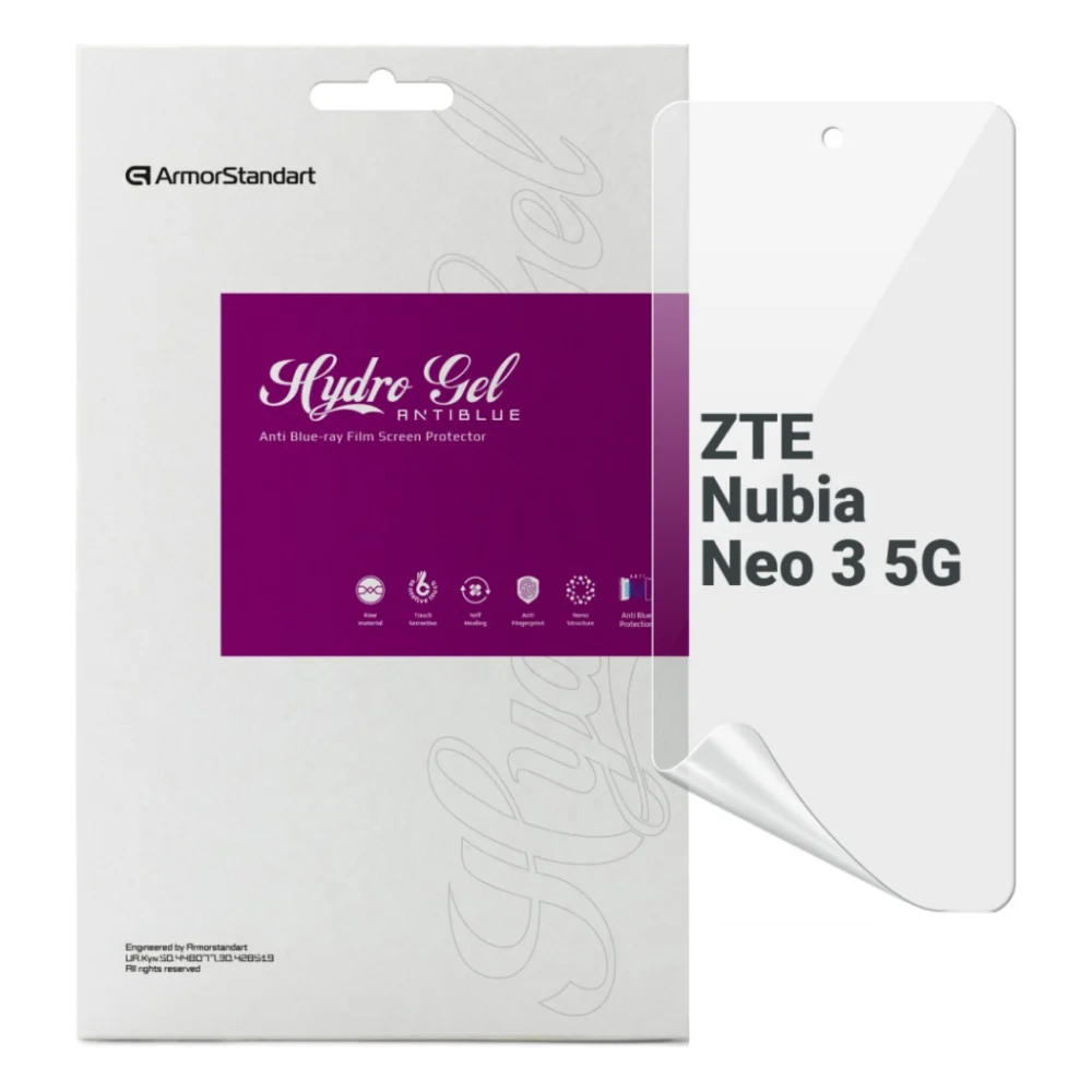 Плівка захисна Armorstandart hydrogel Anti-Blue ZTE Nubia Neo 3 5G (ARM88891)