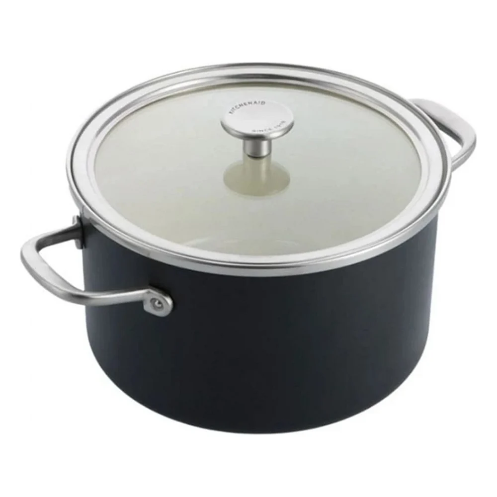 Каструля KitchenAid Steel Core 24 см 6 л матовий чорний (CC006001-001)