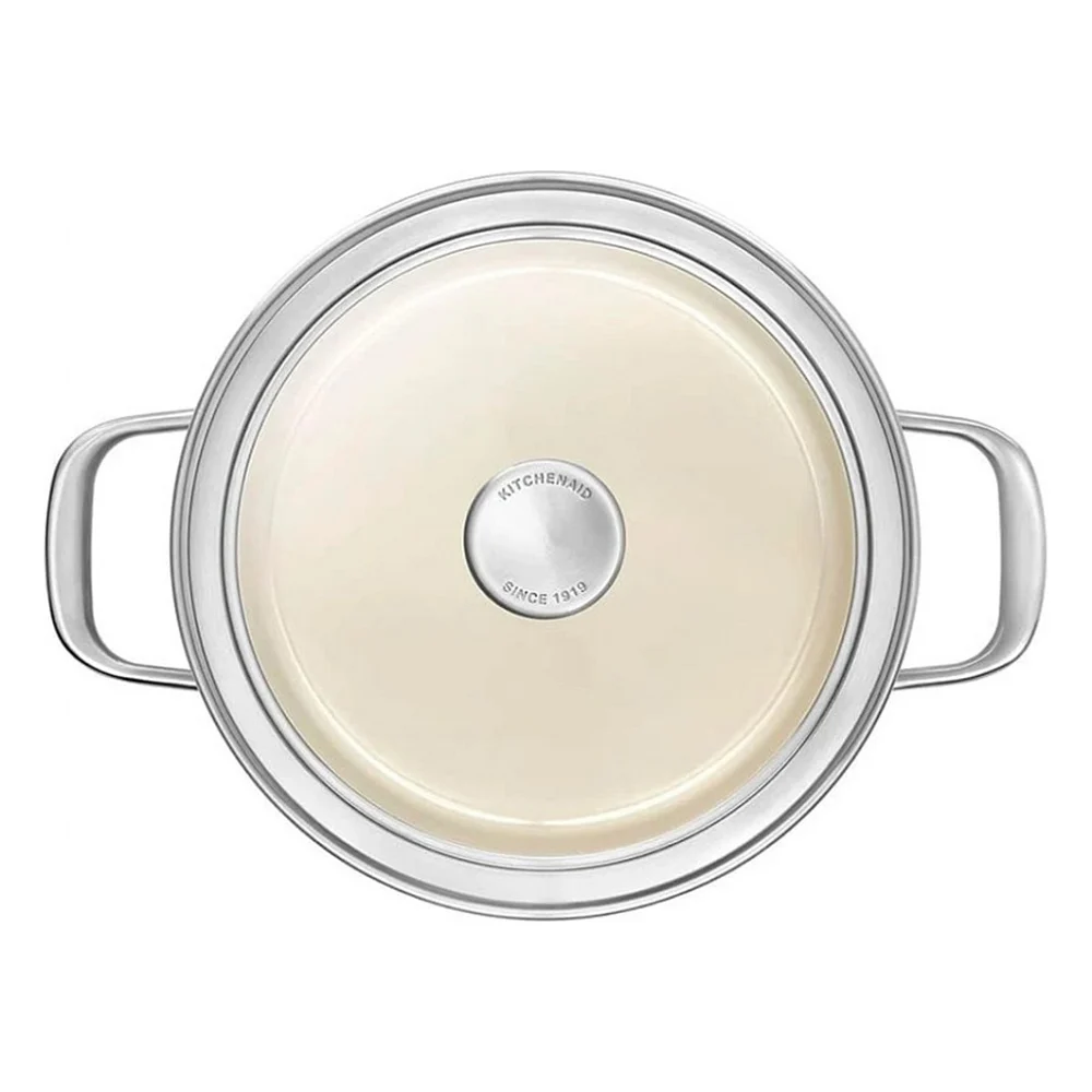 Каструля KitchenAid Steel Core 24 см 6 л матовий чорний (CC006001-001) — фото 3