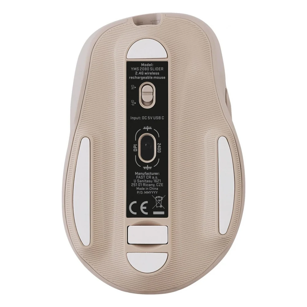 Мишка YENKEE YMS 2080BG Slider Wireless Beige (45019321) — фото 5