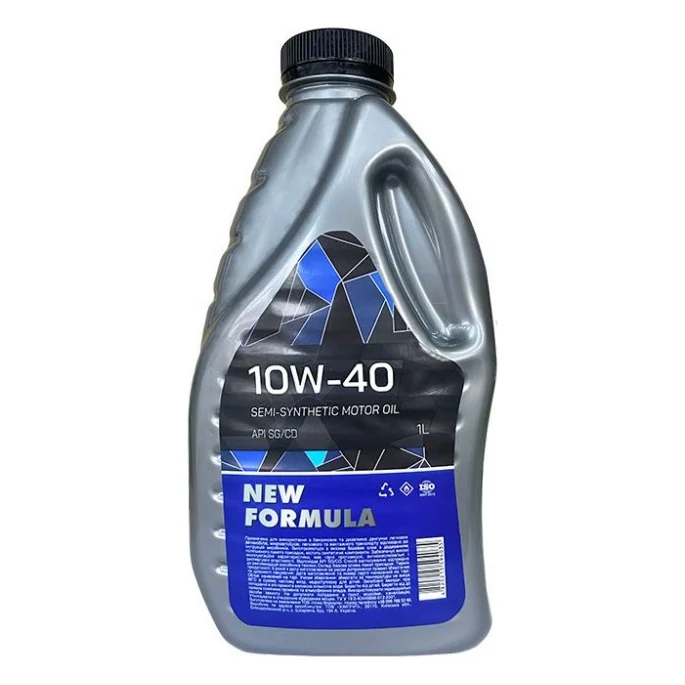Моторна олива NEW FORMULA 10w-40 (SG/CD) кан. 1л ПЕТ (0,7кг) (NF197726)