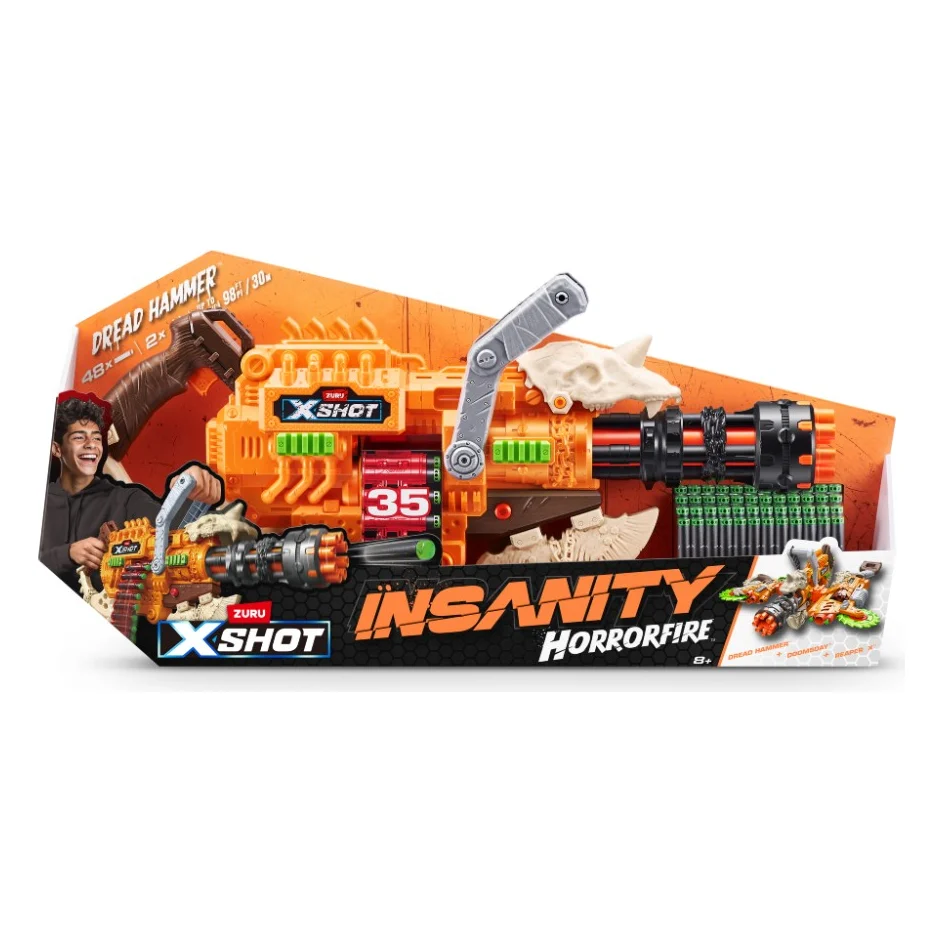 Іграшкова зброя Zuru Бластер X-Shot Insanity horrorfire Dread Hammer (36733) — фото 10