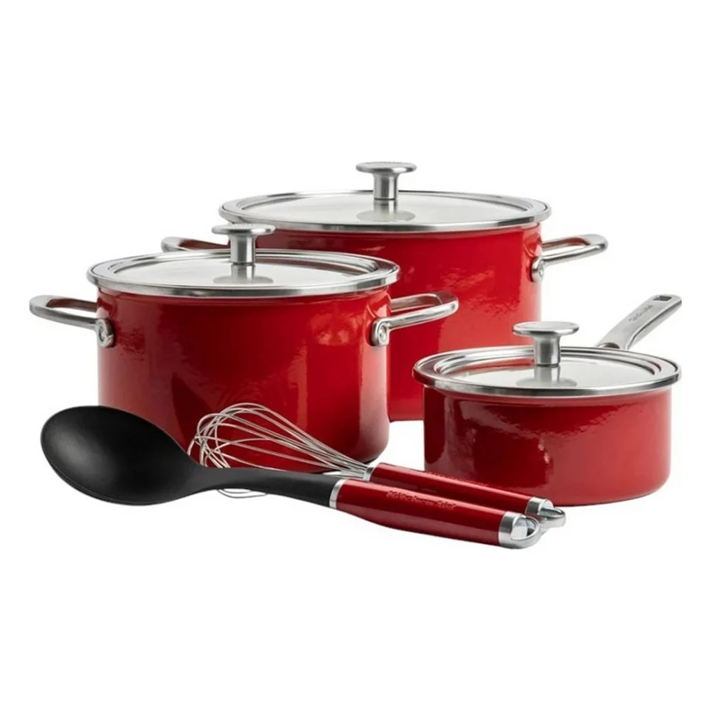 Набір посуду KitchenAid Steel Core, 8 предметів (CC004920-001)