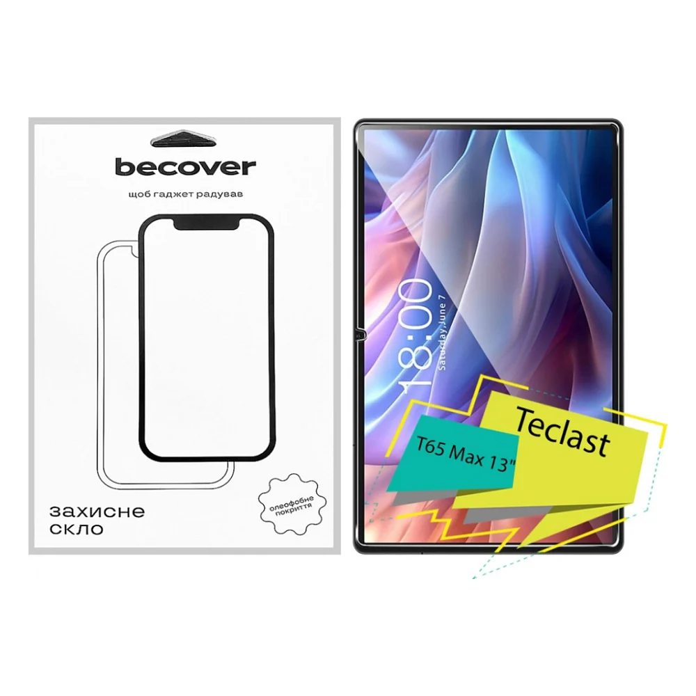 Скло захисне BeCover Teclast Tab T65 Max 13" (713041)